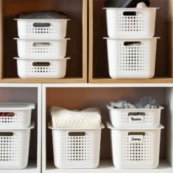 Smartstore 6L Wardrobe Basket - White 8 Smartstore 6L Wardrobe Basket - White -Home Storage 12826433 1524833172581702