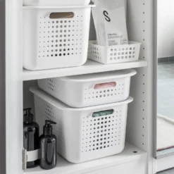 Smartstore 6L Wardrobe Basket - White 4 Smartstore 6L Wardrobe Basket - White -Home Storage 12826433 1964833172947198