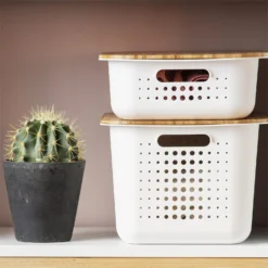 Smartstore 13L Wardrobe Basket - White -Home Storage 12826434 3114833173665206