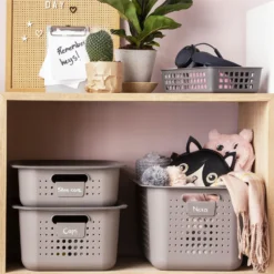 Smartstore 10L Wardrobe Basket - Taupe 5 Smartstore 10L Wardrobe Basket - Taupe -Home Storage 12826436 1554833174646344