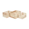 Natural Wooden Crates - Set Of 3 -Home Storage 12829054 1284831917991017