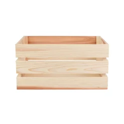 Natural Wooden Crates - Set Of 3 -Home Storage 12829054 8834832979711906