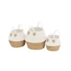 White Rope Baskets - Set Of 3 -Home Storage 12829062 2024831918475652