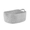 Cotton Rope Basket - Grey 2 Cotton Rope Basket - Grey -Home Storage 12829236 1724831918552410