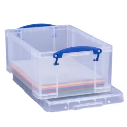 Really Useful Storage Box - Clear - 9L 3 Really Useful Storage Box - Clear - 9L -Home Storage 12834908 2014833172817985
