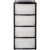 4 Drawer Storage Tower - Black 2 4 Drawer Storage Tower - Black -Home Storage 12837704 1604893529212069