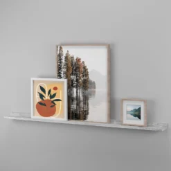 Flexi Storage Decorative Shelving Photo Shelf Grey Oak 1200x35x100mm -Home Storage 12878518 4524867914158505