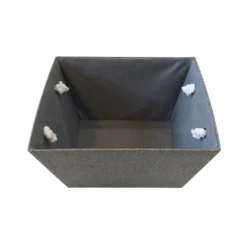 Grey Herringbone Large Storage Basket -Home Storage 12886446 1504857031366884