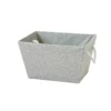Neutral Herringbone Medium Storage Basket -Home Storage 12886595 1554857031446870