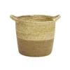 Neutral Corn And Jute Medium Woven Basket -Home Storage 12886599 1574857031570299