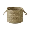 Natural Rush Basket With Rope Handles -Home Storage 12886616 2044857031717578