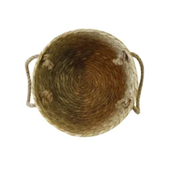 Natural Rush Basket With Rope Handles -Home Storage 12886616 2854857031760925