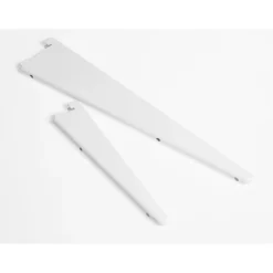 Anti-bacterial Twin Slot Shelving Kit - 1600mm White Twinslot And 216mm Brackets - White 3 Anti-bacterial Twin Slot Shelving Kit - 1600mm White Twinslot And 216mm Brackets - White -Home Storage 12888870 1574843291949991