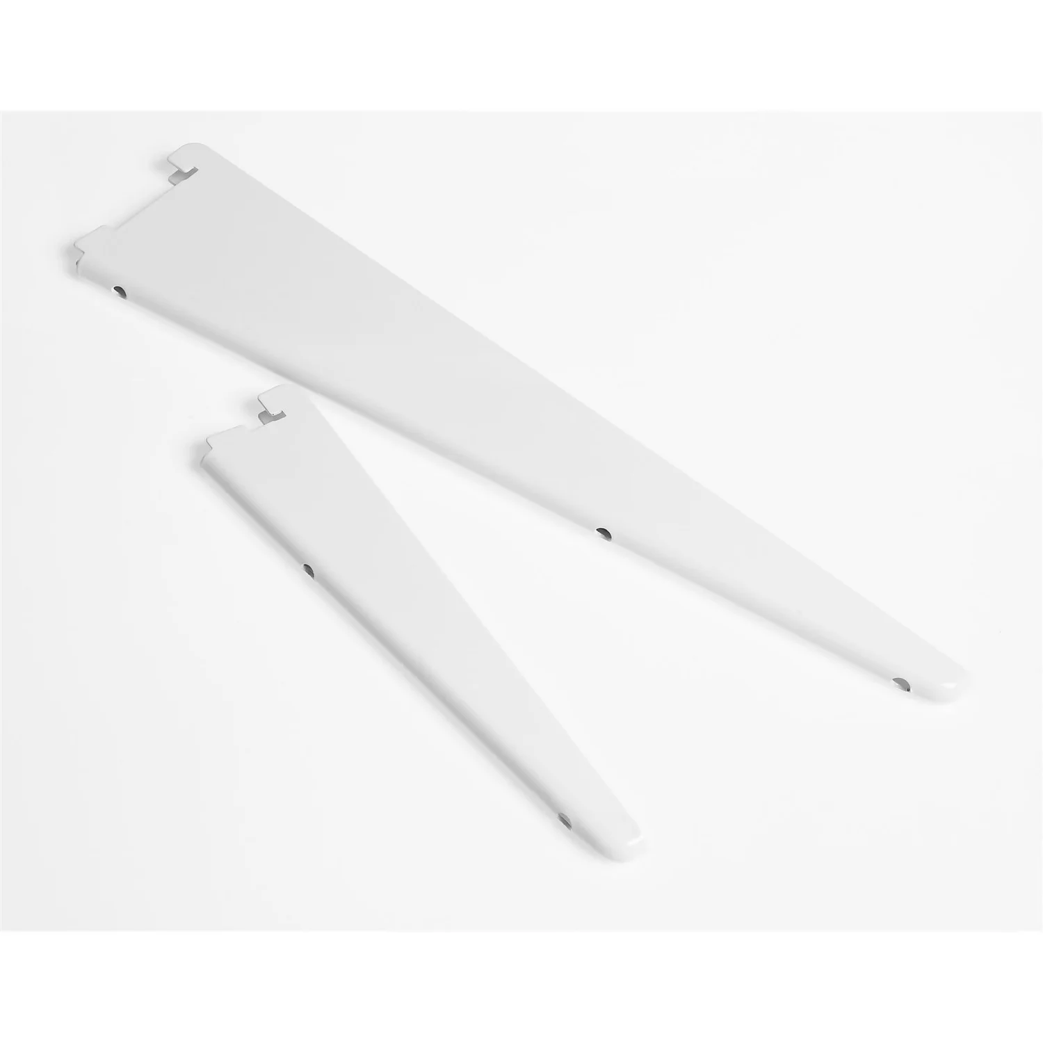 Anti-bacterial Twin Slot Shelving Kit - 1600mm White Twinslot and 216mm Brackets - White Anti-bacterial Twin Slot Shelving Kit - 1600mm White Twinslot And 216mm Brackets - White -Home Storage 12888870 1574843291949991