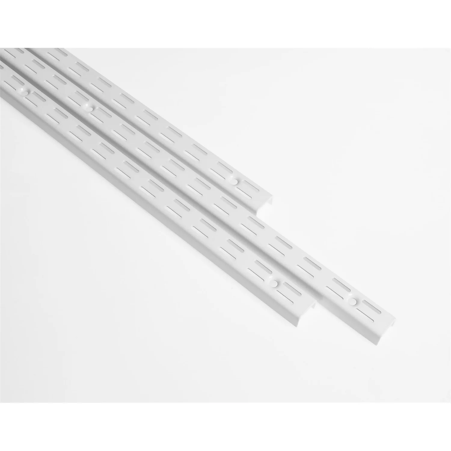 Anti-bacterial Twin Slot Shelving Kit - 1600mm White Twinslot and 216mm Brackets - White Anti-bacterial Twin Slot Shelving Kit - 1600mm White Twinslot And 216mm Brackets - White -Home Storage 12888870 3394843291941132