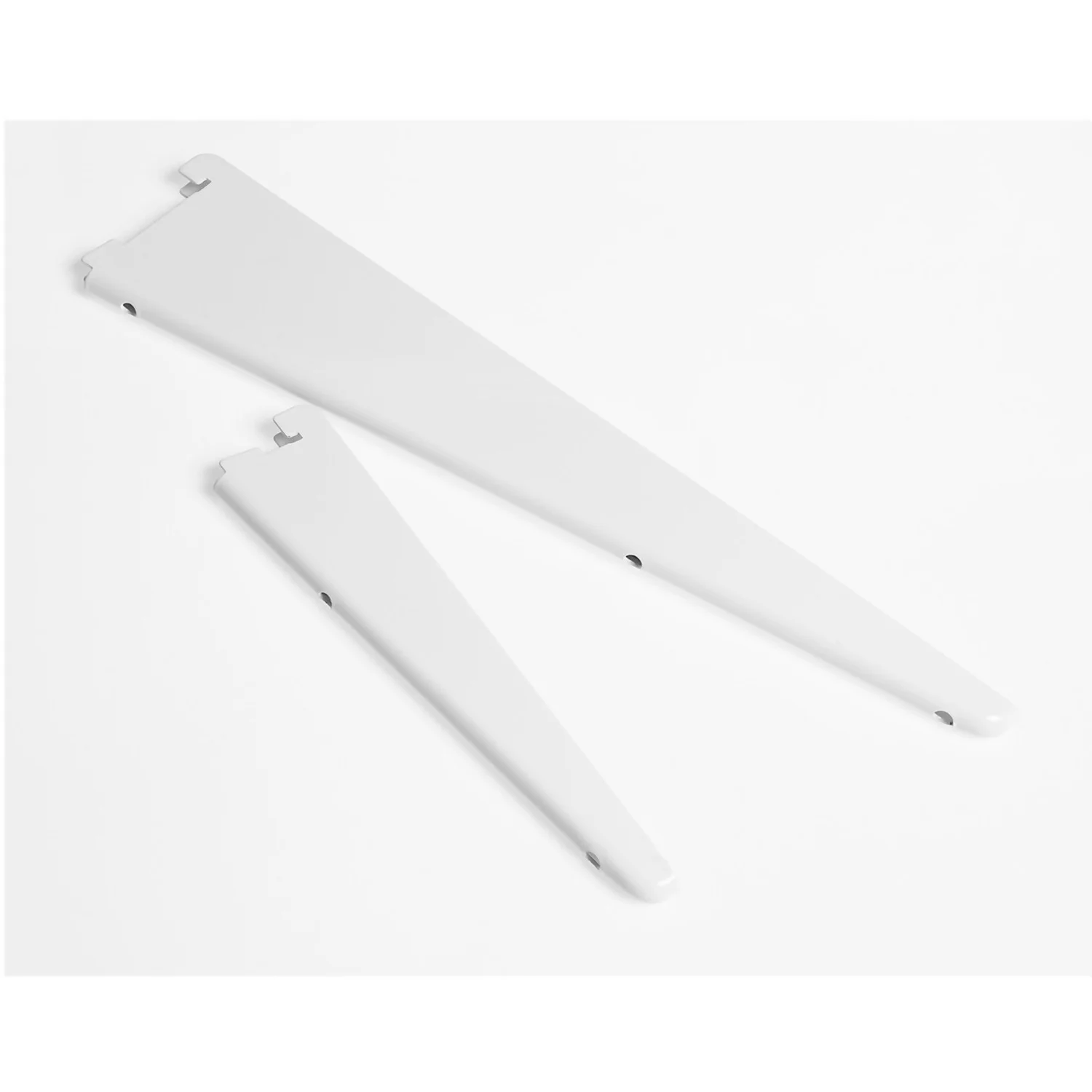 Anti-bacterial Twin Slot Shelving Kit - 1981mm White Twinslot and 320mm Brackets - White Anti-bacterial Twin Slot Shelving Kit - 1981mm White Twinslot And 320mm Brackets - White -Home Storage 12889038 5754849582862073