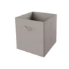 Living Elements Compact Cube Fabric Insert - Taupe -Home Storage 12932934 9094900282369413