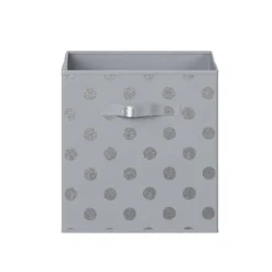 Living Elements Compact Cube Foil Spot Insert - Grey & Silver -Home Storage 12932940 6094887876046968