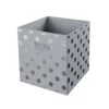 Living Elements Compact Cube Foil Spot Insert - Grey & Silver 1 Living Elements Compact Cube Foil Spot Insert - Grey & Silver -Home Storage 12932940 7844887876026445