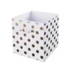 Living Elements Compact Cube Foil Spot Insert - White & Gold 1 Living Elements Compact Cube Foil Spot Insert - White & Gold -Home Storage 12932945 9034887875924418