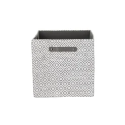 Clever Cube Patterned Fabric Insert - Grey Jacquard -Home Storage 12932952 1774900282816842