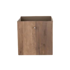 Clever Cube Timber Front Insert - Faux Dark Wood -Home Storage 12932956 8174900282792578