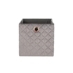 Clever Cube Quilted Velvet Insert - Grey -Home Storage 12932957 8784900282513218