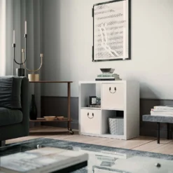 Clever Cube Mock Croc Insert - White -Home Storage 12932962 8434900282230780