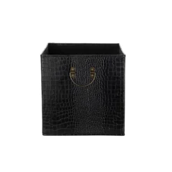 Clever Cube Mock Croc Insert - Black -Home Storage 12932963 1124900282279689
