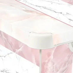 Curver Stockholm Mixed Marble Deco Storage Box - Pink & White 22L -Home Storage 13148481 3484896660241833