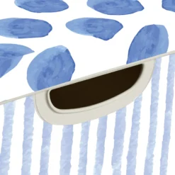 Curver Stockholm Coastal Deco Storage Box - Blue & White - 22L -Home Storage 13169627 2104898511677793