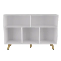 Kids Compact Storage Unit With Legs - White 6 Kids Compact Storage Unit With Legs - White -Home Storage 13277674 1594929069581745