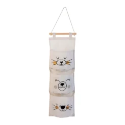 Kids 3 Pocket Hanging Organiser - Polar Bear -Home Storage 13277677 1034929069112746