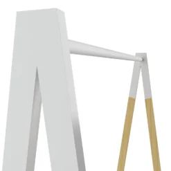 Kids A-Frame Clothes Rail - Natural & White -Home Storage 13277679 1994929069199977