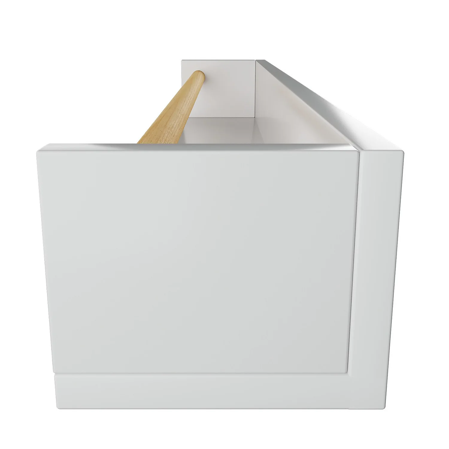 Kids Storage Rail Bookshelf - White & Natural Kids Storage Rail Bookshelf - White & Natural -Home Storage 13277681 6084928016567546