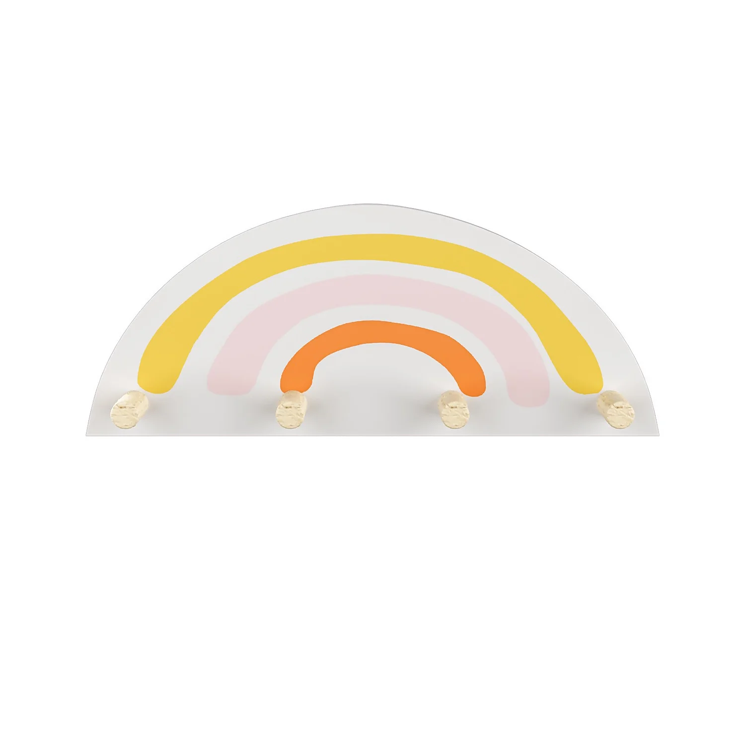 Kids Rainbow Shelf with Hooks Kids Rainbow Shelf With Hooks -Home Storage 13277683 1594929069347517