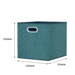 Clever Cube Fabric Insert - Set Of 2 - Jade Green -Home Storage 13911395 1334981913069685