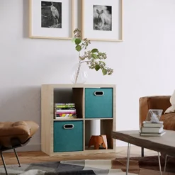 Clever Cube Fabric Insert - Set Of 2 - Jade Green -Home Storage 13911395 6034981912875342