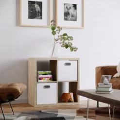 Clever Cube Fabric Insert - Set Of 2 - Linen White 3 Clever Cube Fabric Insert - Set Of 2 - Linen White -Home Storage 13911396 1314981912860129