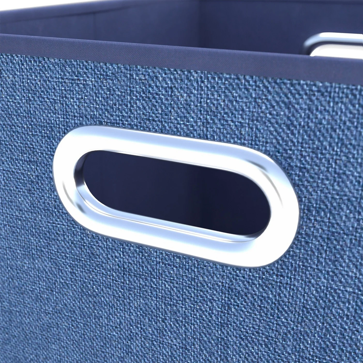 Clever Cube Fabric Insert - Set of 2 - Steel Blue Clever Cube Fabric Insert - Set Of 2 - Steel Blue -Home Storage 13911397 1904981912917582