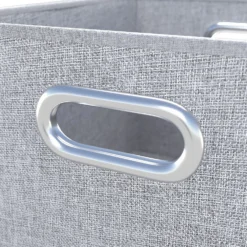 Clever Cube Fabric Insert - Set Of 2 - Woven Silver 4 Clever Cube Fabric Insert - Set Of 2 - Woven Silver -Home Storage 13911399 1174981913270010