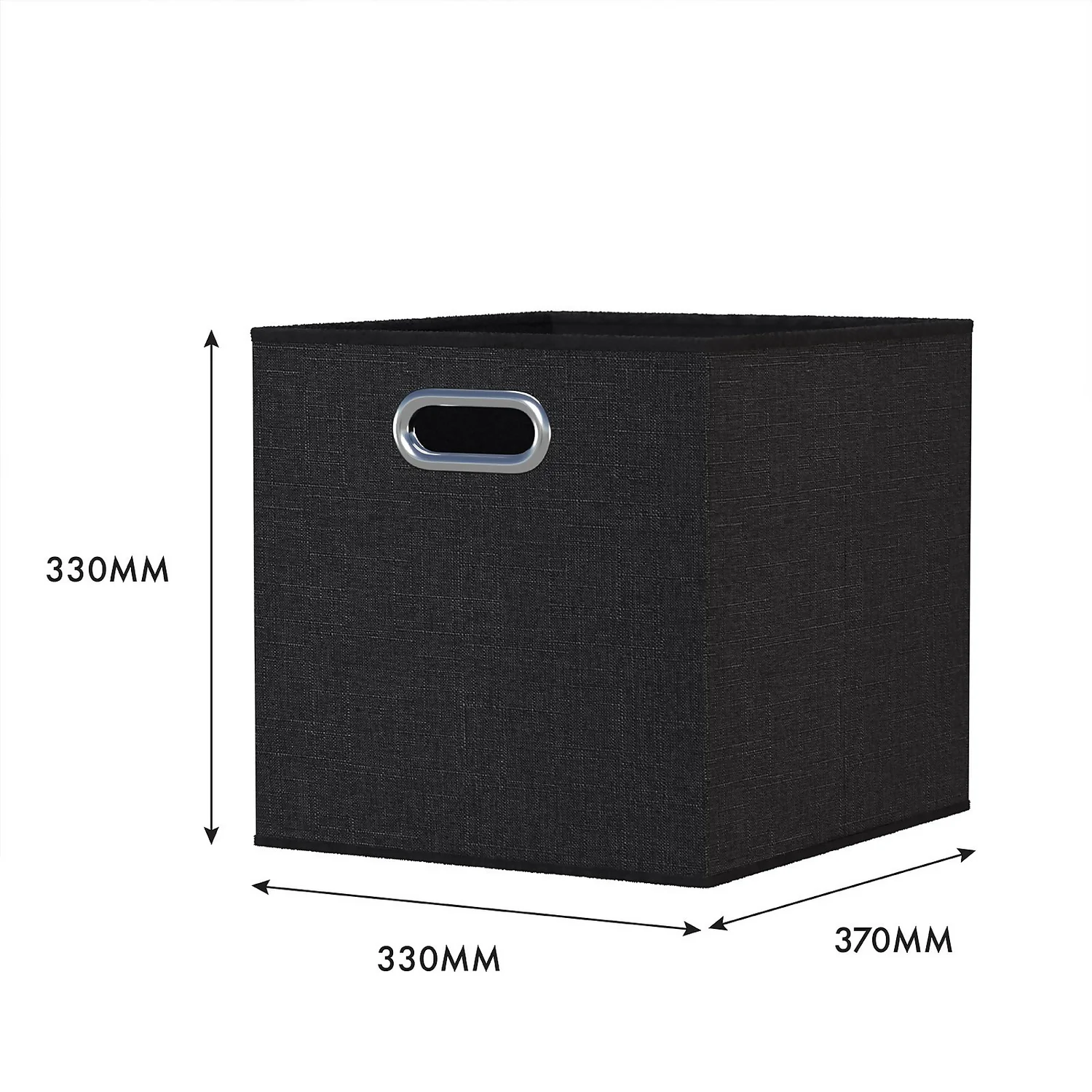 Clever Cube Fabric Insert - Set of 2 - Woven Pepper Clever Cube Fabric Insert - Set Of 2 - Woven Pepper -Home Storage 13911401 1444981913042289