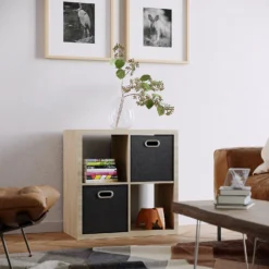 Clever Cube Fabric Insert - Set Of 2 - Woven Pepper 3 Clever Cube Fabric Insert - Set Of 2 - Woven Pepper -Home Storage 13911401 1774981912862802