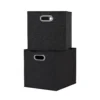 Clever Cube Fabric Insert - Set Of 2 - Woven Pepper -Home Storage 13911401 2074981912834098
