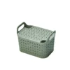 Small Urban Storage Basket With Lid - Green -Home Storage 13977508 1714999817825514